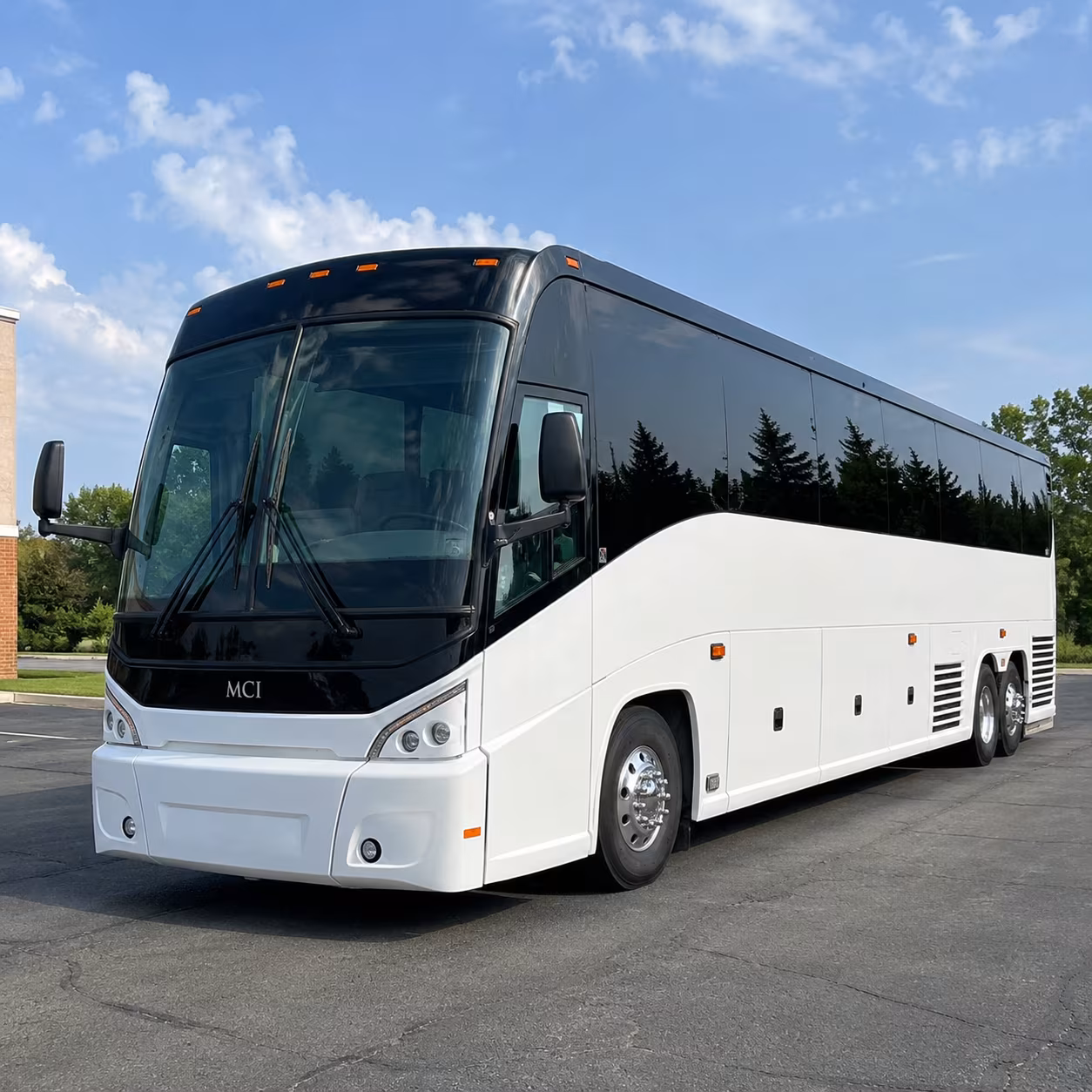 gilroy charter bus rental exterior