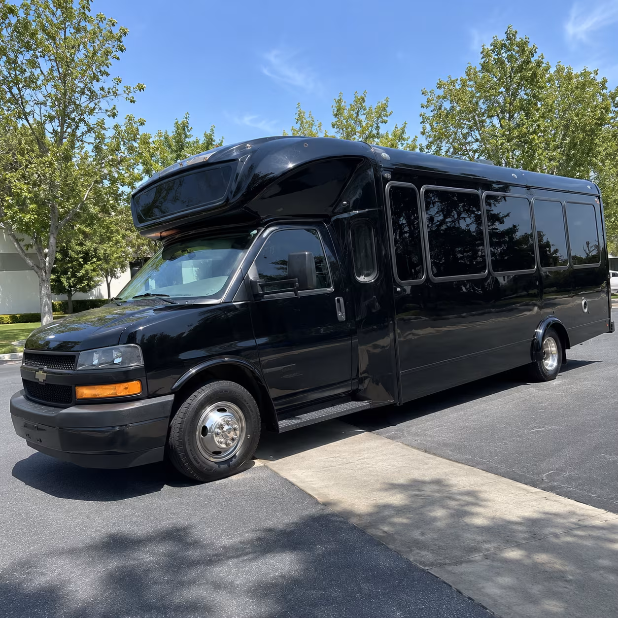 los banos 15 passenger party bus