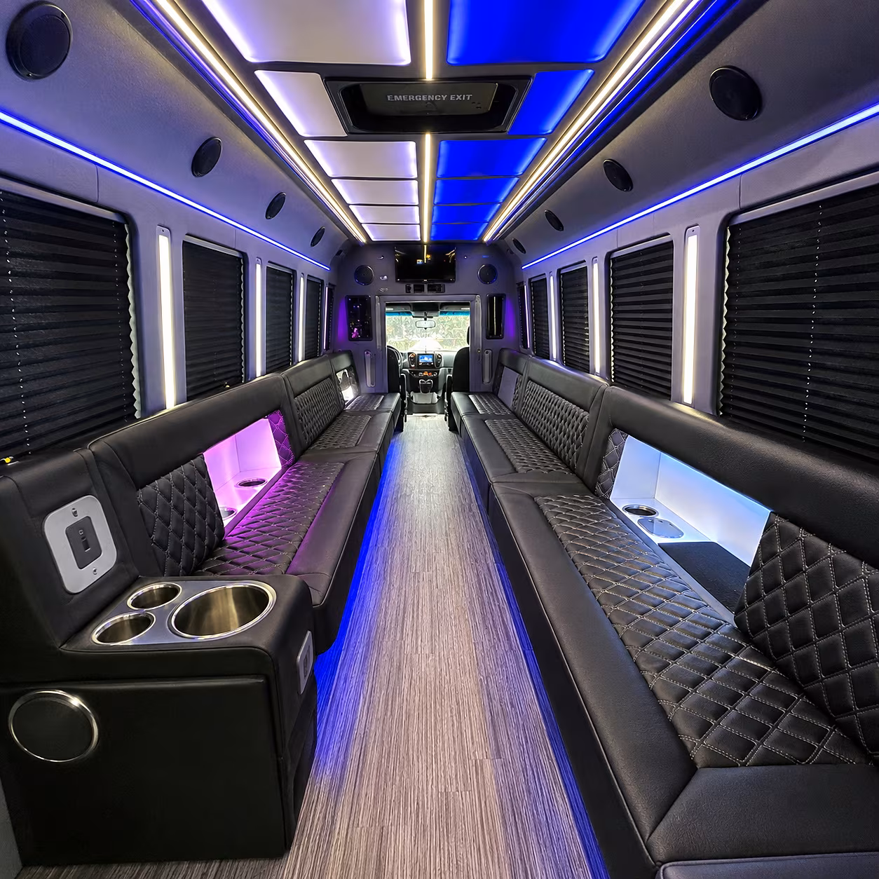 los banos party bus rentals inside