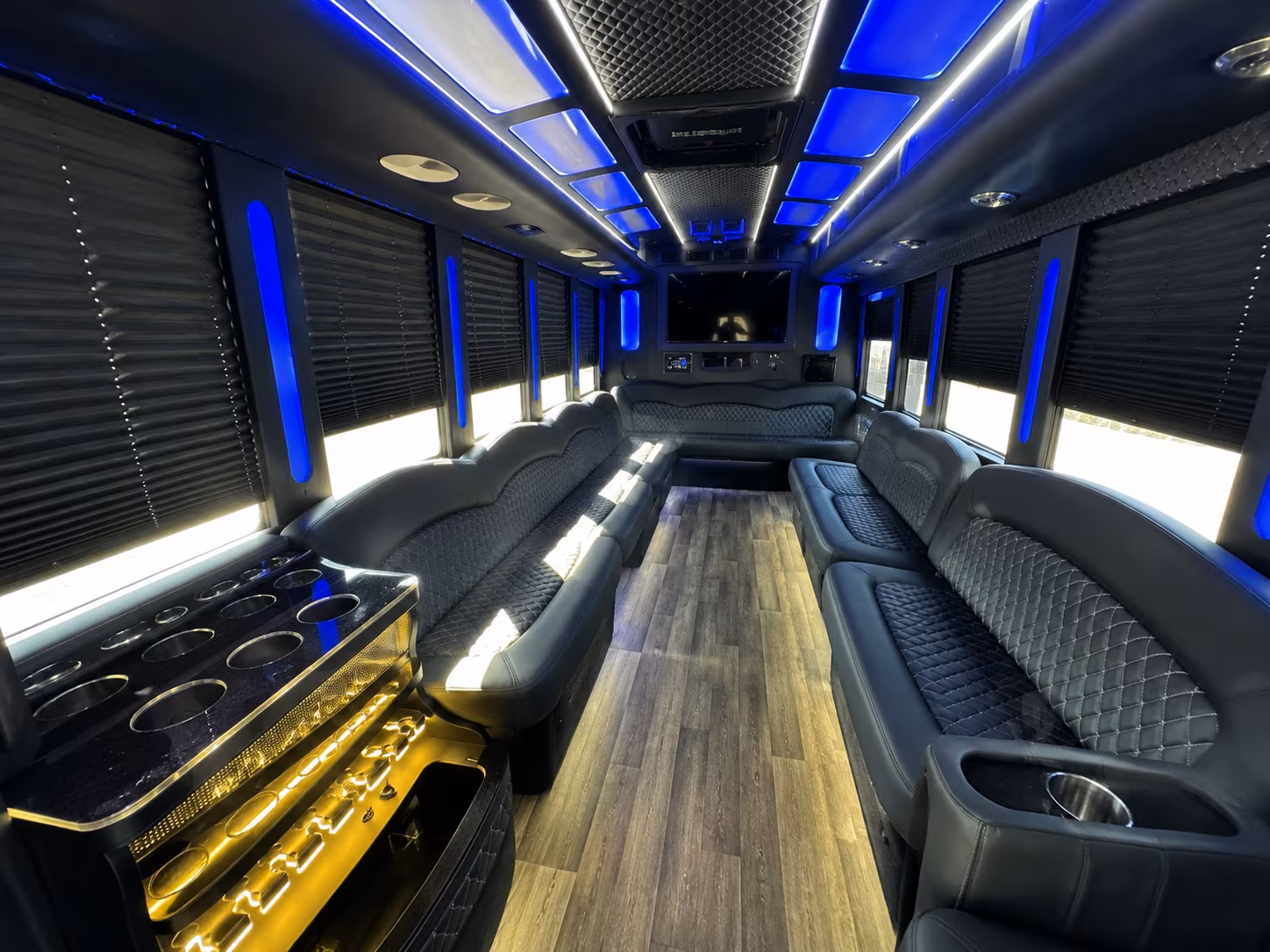 los banos sporting event party bus rental