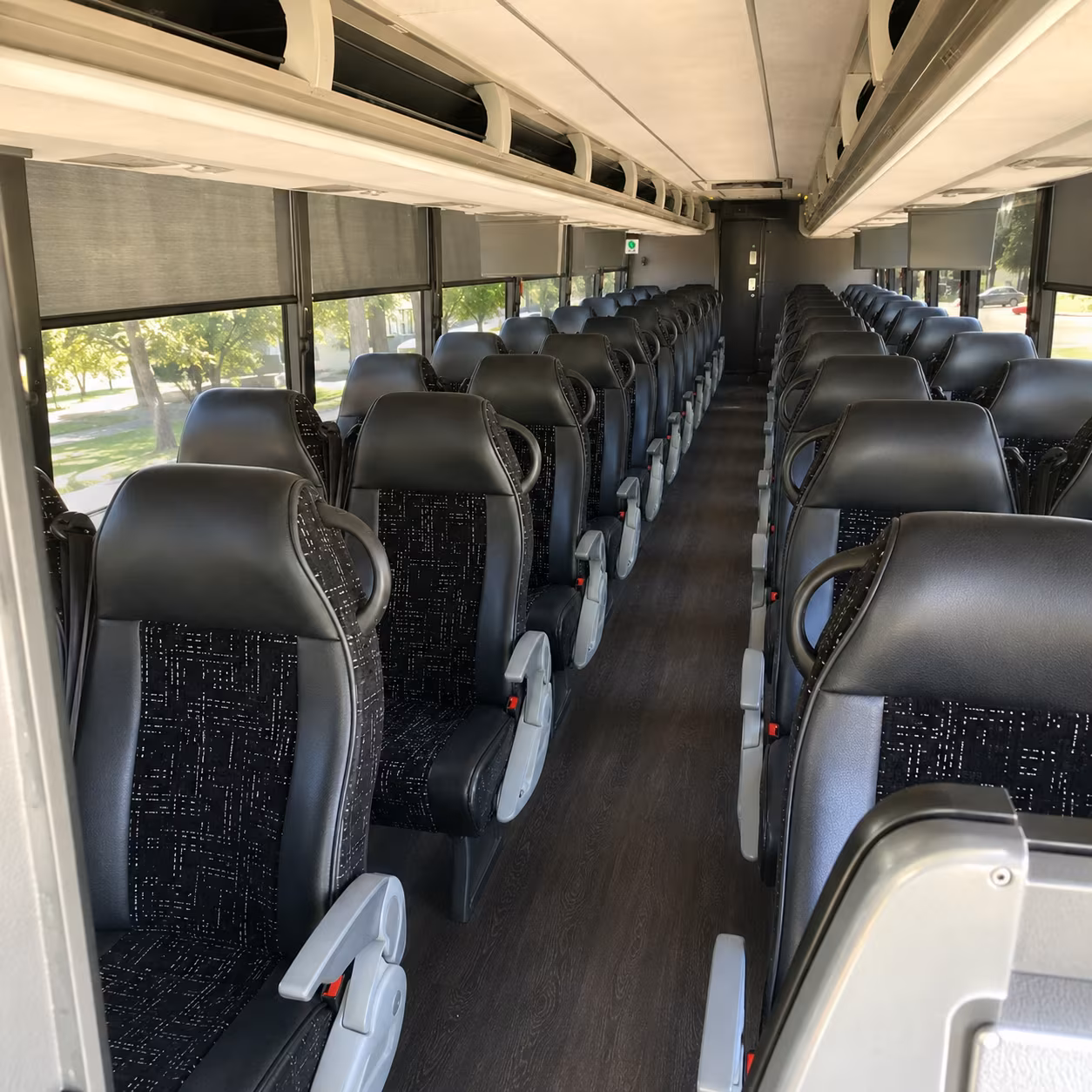 manteca charter bus rental inside