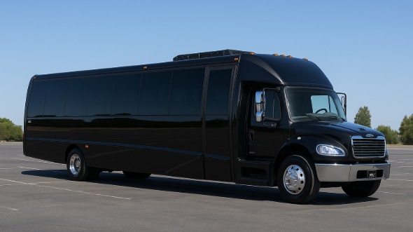 Exterior of Charter Bus Company Los Banos's 18 Passenger Minibus in Los Banos
