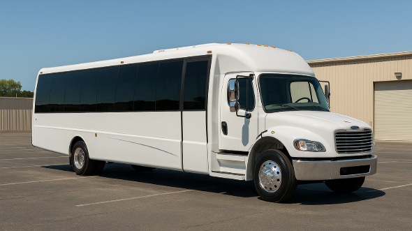 Exterior of Charter Bus Company Los Banos's 20 Passenger Mini bus in Los Banos