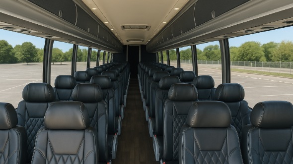 los banos 55 passenger charter bus rental