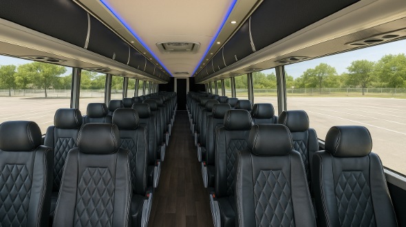 los banos 56 passenger charter bus rental