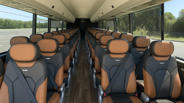 los banos 56 passenger charter bus