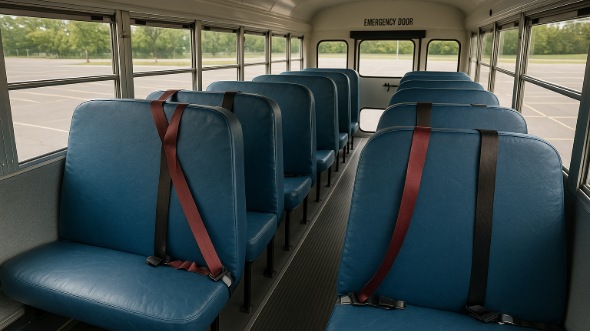 los banos school bus rental inside